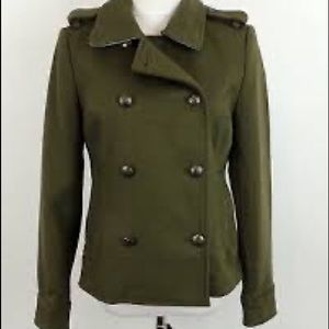 NWOT Banana Republic Military Blazer Cotton double breasted Retail $159